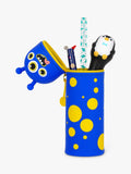Legami Kawaii Monster pencil case navy blue silicone - British product