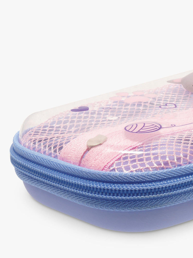 Legami pink kitty pencil case, UK version