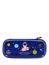 John Lewis Legami Wonderwow Space Pencil Case Navy Blue- Buy online at McGrocer