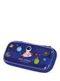 Legami Wonderwow Space pencil case navy blue - British product