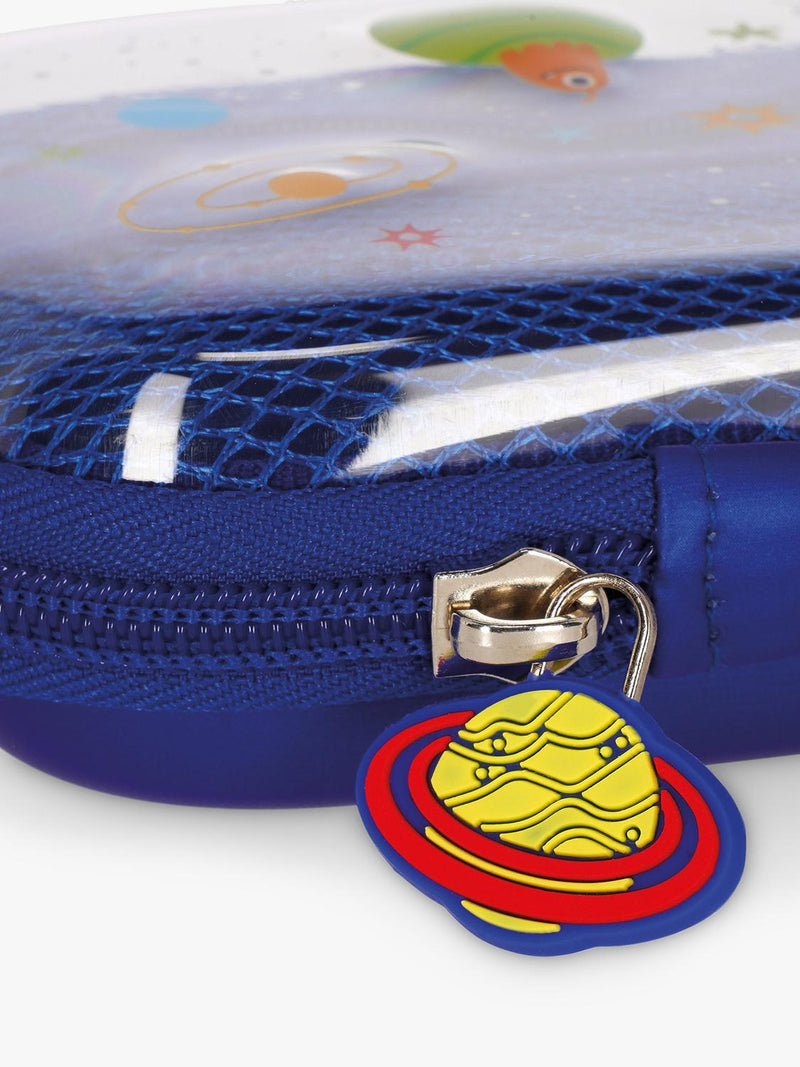 Legami Wonderwow Space pencil case navy blue - British product
