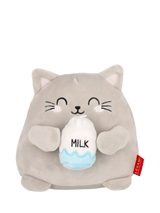 John Lewis Legami Mini Kitty Super Soft Grey Stuffed Toy Cushion- Buy online at McGrocer