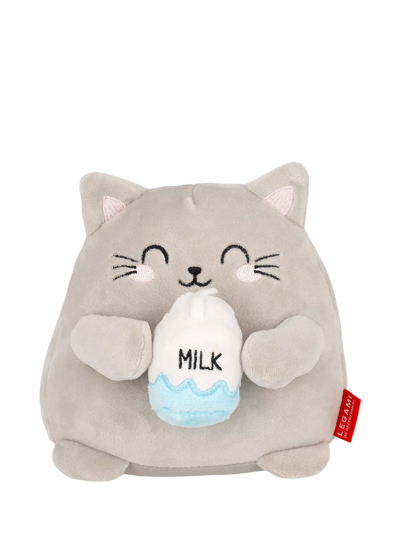 Legami Mini Kitty Super Soft cushion grey - British product