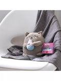 Legami Mini Kitty Super Soft cushion grey - British product