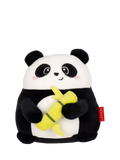 Legami Mini Panda Super Soft cushion, black stuffed toy - British product