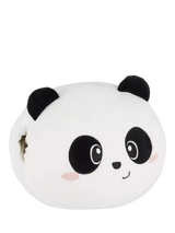 John Lewis Legami Panda Super Soft Scatter Cushion, Black- Buy online at McGrocer