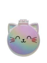 John Lewis Legami Kitty Hairbrush & Mirror Grey- Buy online at McGrocer