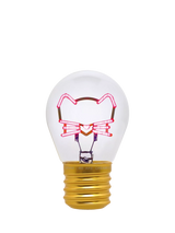 John Lewis Legami Kitty Lightbulb Table Lamp, Multi Grey- Buy online at McGrocer