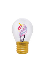 John Lewis Legami Unicorn Lightbulb Multi Pink Table Lamp- Buy online at McGrocer