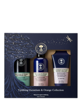 John Lewis Neal's Yard Remedies Uplifting Geranium & Orange Bodycare Gift Set- Buy online at McGrocer