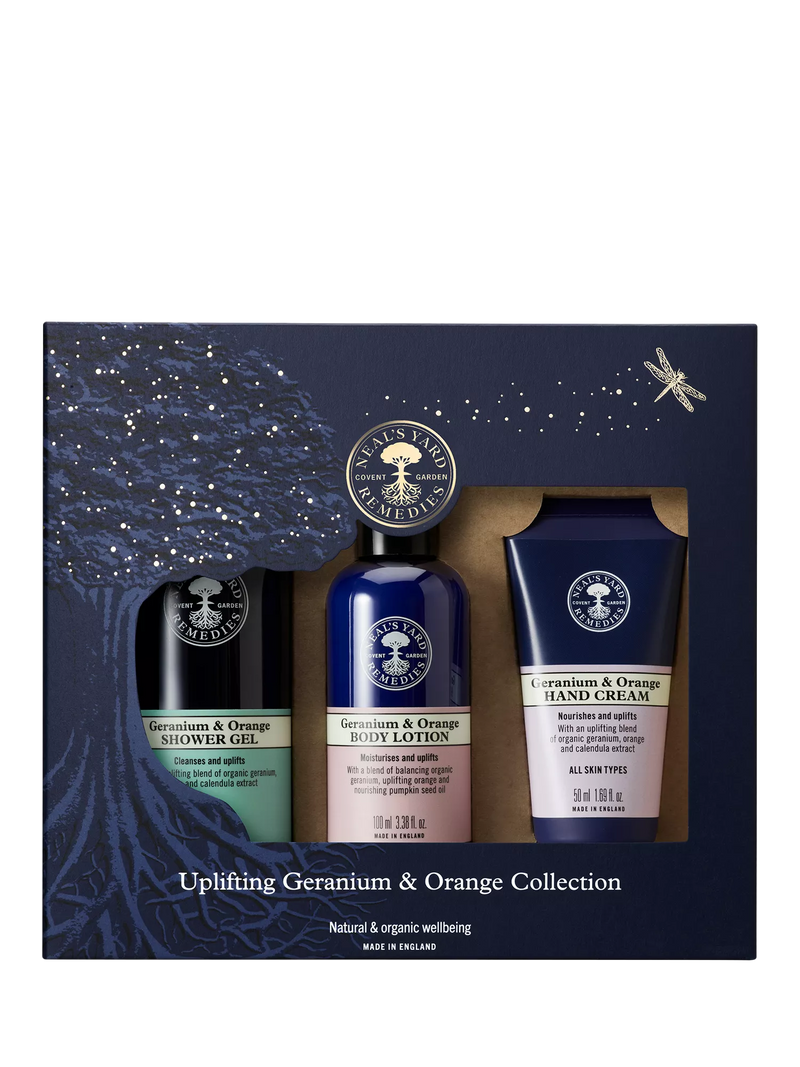 Neal's Yard Remedies Geranium & Orange gift set - British product