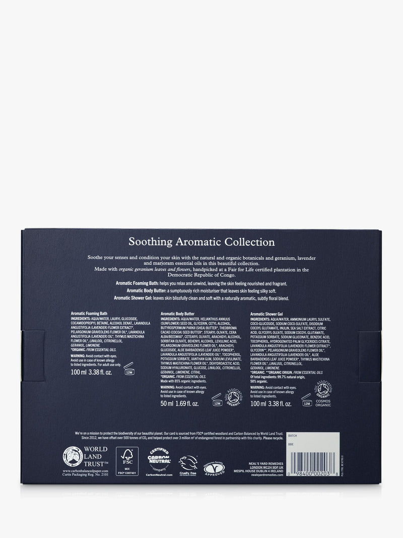 Neal's Yard Remedies Soothing Aromatic bodycare gift set - British product