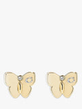 Coach gold butterfly stud earrings (British brand)