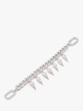 AllSaints spiked pearl choker bracelet warm silver (British brand)