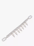 AllSaints spiked pearl choker bracelet warm silver (British brand)