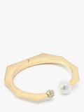 AllSaints pearl and pavé ball cuff bracelet, UK version