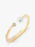 AllSaints pearl and pavé ball cuff bracelet, UK version
