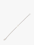 AllSaints sterling silver cross curb chain bracelet (British brand)