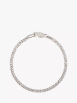 John Lewis AllSaints Sterling Silver Curb Chain Link Strand Bracelet- Buy online at McGrocer