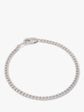 AllSaints Sterling Silver Curb Chain Bracelet, UK version