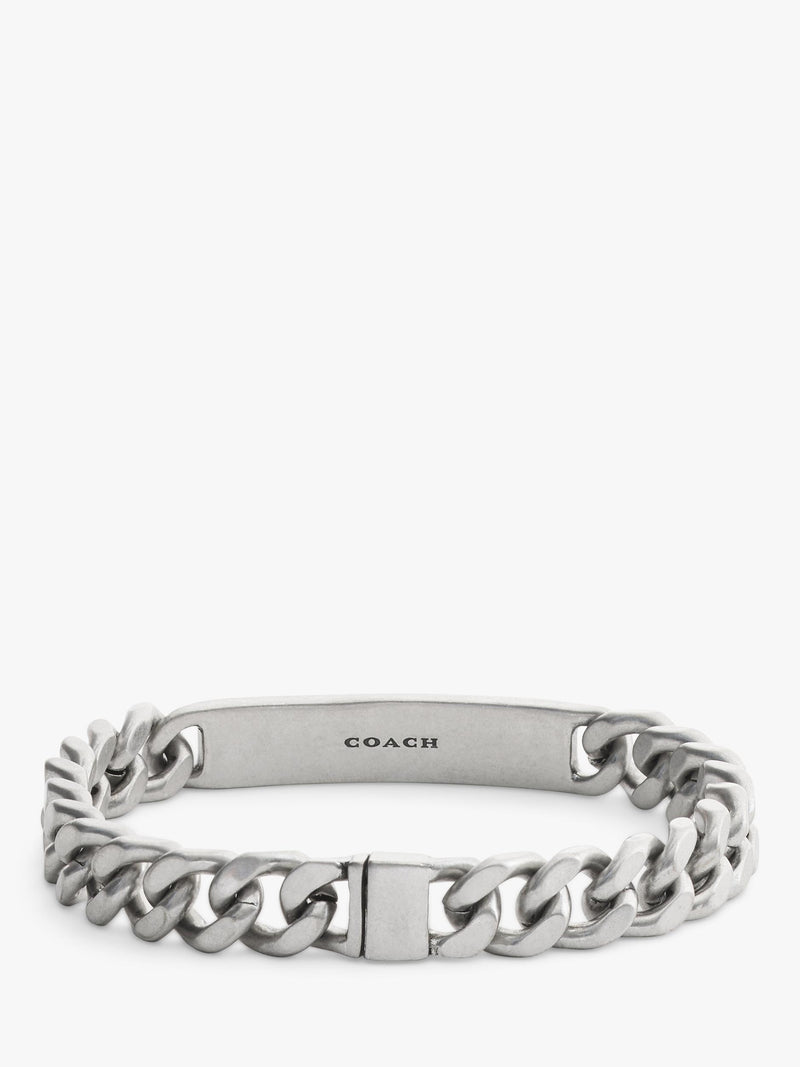 Coach antique silver curb chain bracelet - British product