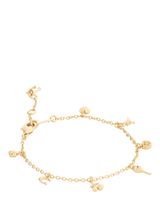 John Lewis Coach Chain Link Charm Bracelet Gold- Buy online at McGrocer