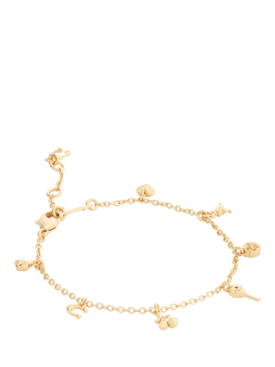 John Lewis Coach Chain Link Charm Bracelet Gold- Buy online at McGrocer