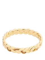 John Lewis Coach Braided Hinged Bangle Bracelet Gold- Buy online at McGrocer