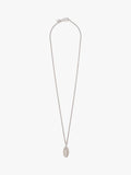 AllSaints sterling silver saint pendant necklace, imported from the UK
