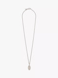 AllSaints sterling silver saint pendant necklace, imported from the UK