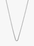 AllSaints sterling silver curb chain necklace (British brand)