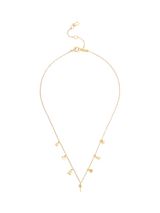 John Lewis Coach Mini Charm Chain Necklace Gold- Buy online at McGrocer
