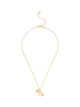 John Lewis Coach Textured Logo Heart Necklace Gold- Buy online at McGrocer