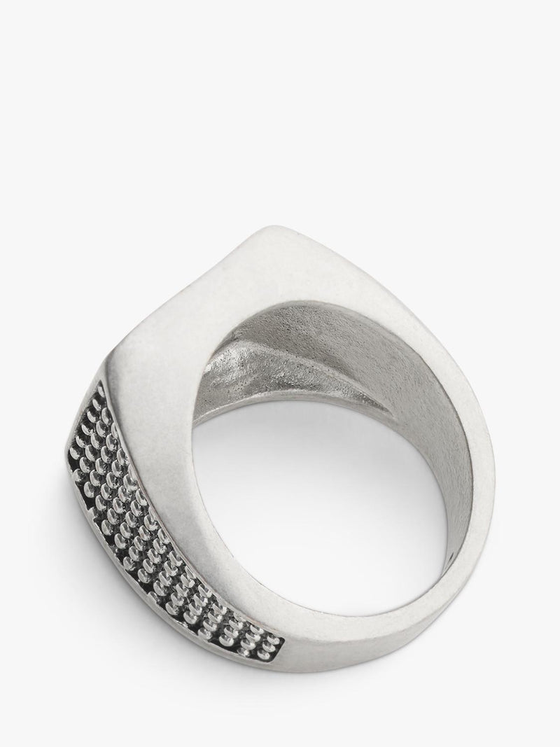 Coach cocktail ring antique silver size O, imported from the UK