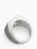 Coach cocktail ring antique silver size O, imported from the UK