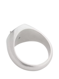 Coach signet ring antique silver size O, UK version