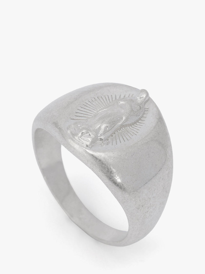 AllSaints sterling silver signet ring size M - British product