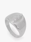 AllSaints sterling silver signet ring size M - British product