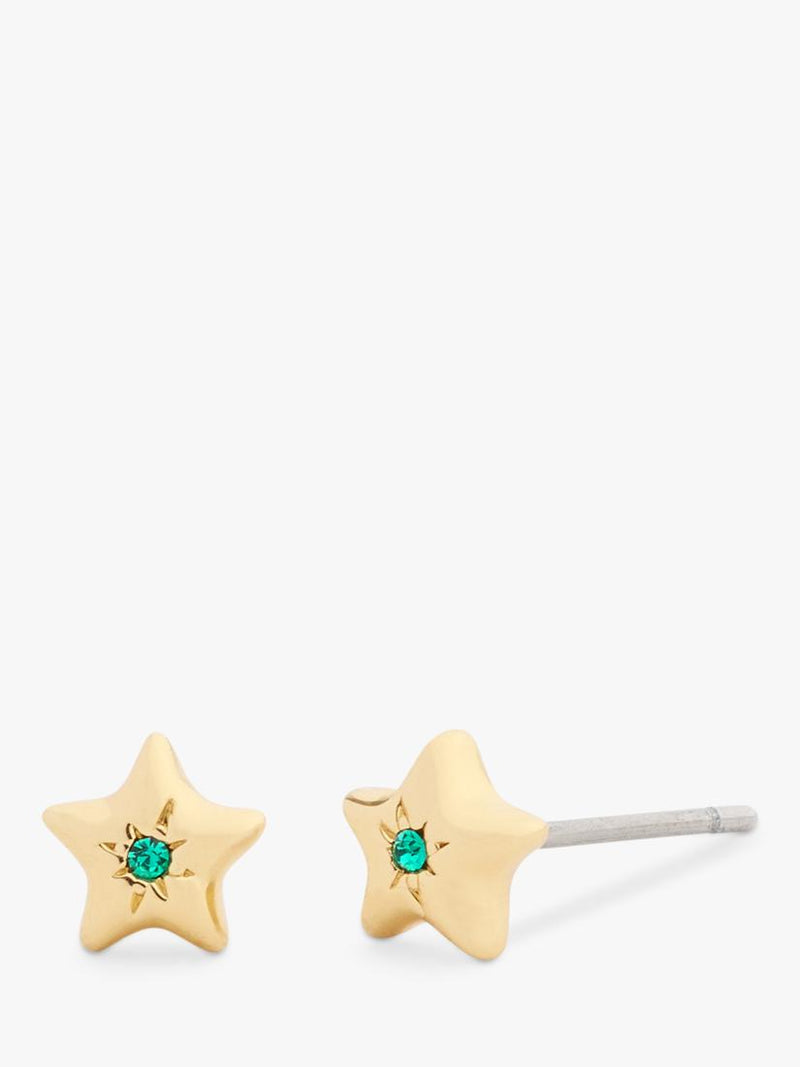 Coach Crystal Star necklace and earrings set gold - British product