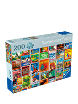 John Lewis Ravensburger Travel Stamps Jigsaw Puzzle, 200 Pieces- Buy online at McGrocer