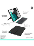 Logitech Flip Folio case for iPad Pro 13 inch Graphite (British brand)