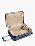 Briggs & Riley navy carry-on spinner suitcase 56cm, imported from the UK