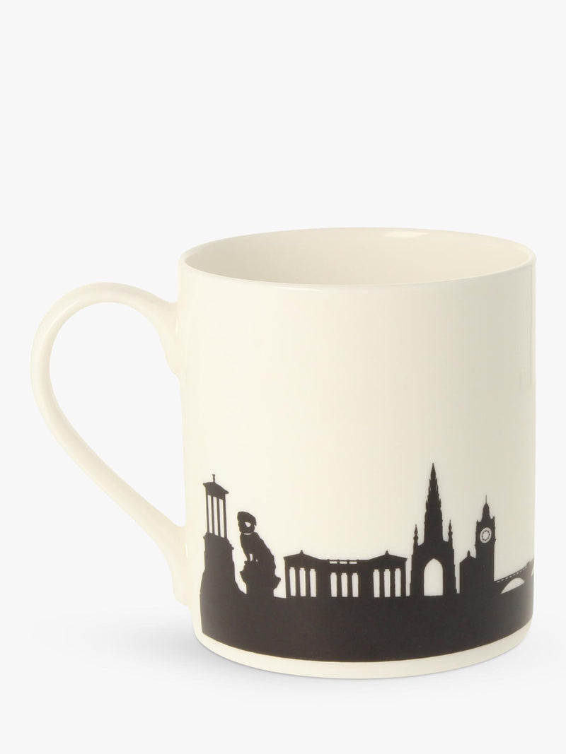 McLaggan Smith bone china mug Edinburgh skyline 350ml, UK version