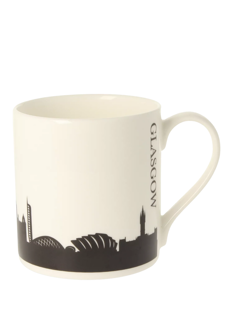 McLaggan Smith Glasgow skyline bone china mug 350ml - British product
