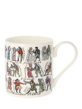 John Lewis McLaggan Smith Jane Austen Bone China Mug 350ml- Buy online at McGrocer