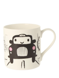McLaggan Smith little London cab bone china mug 350ml, imported from the UK