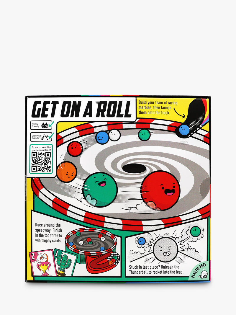 Big Potato Whirly Derby marble racing board game, imported from the UK