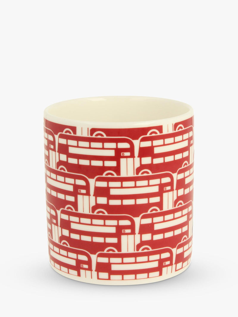 McLaggan Smith red London bus bone china mug 350ml - British product