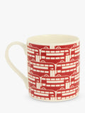 McLaggan Smith red London bus bone china mug 350ml - British product