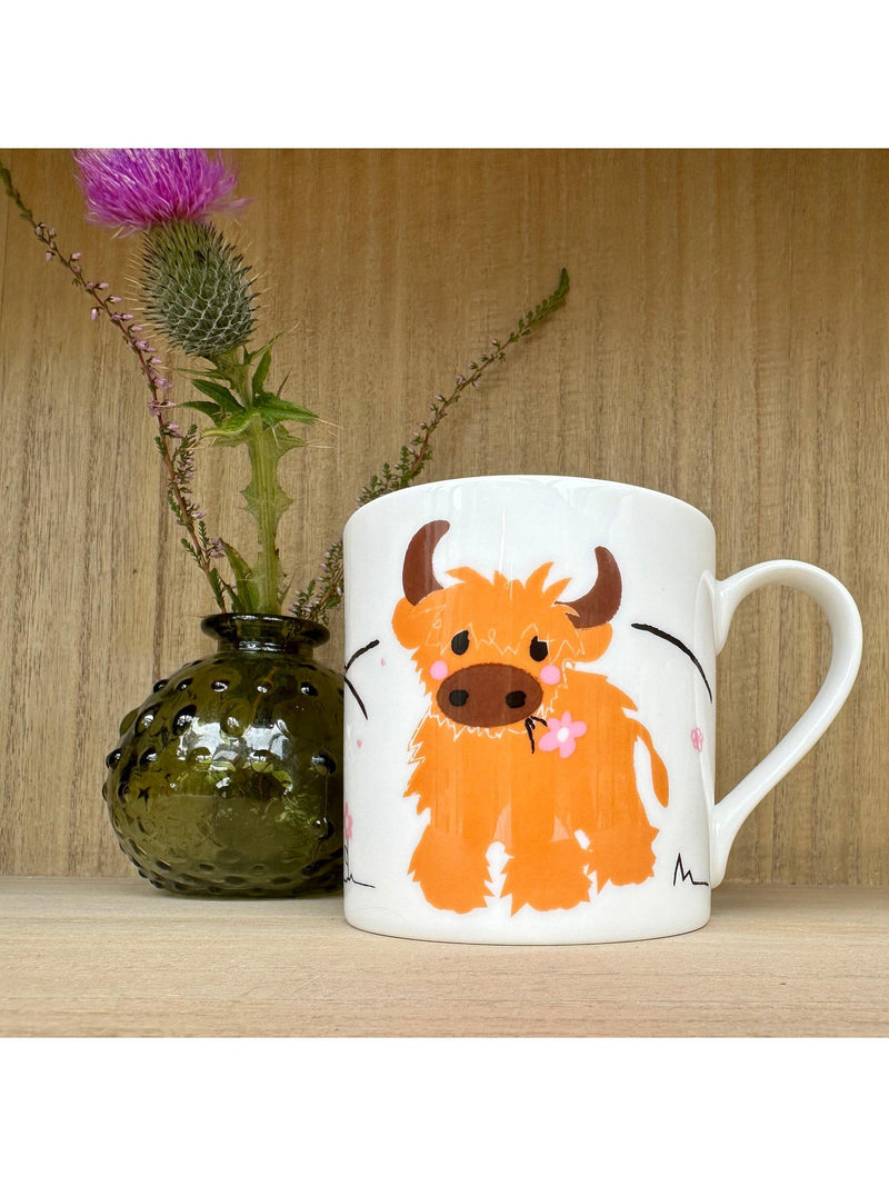 McLaggan Smith bone china mug Wee Cow 350ml, UK version